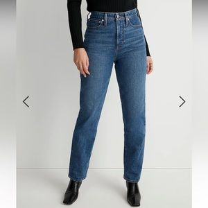 NEW Madewell Curvy Perfect Vintage Straight Jeans Size 30P